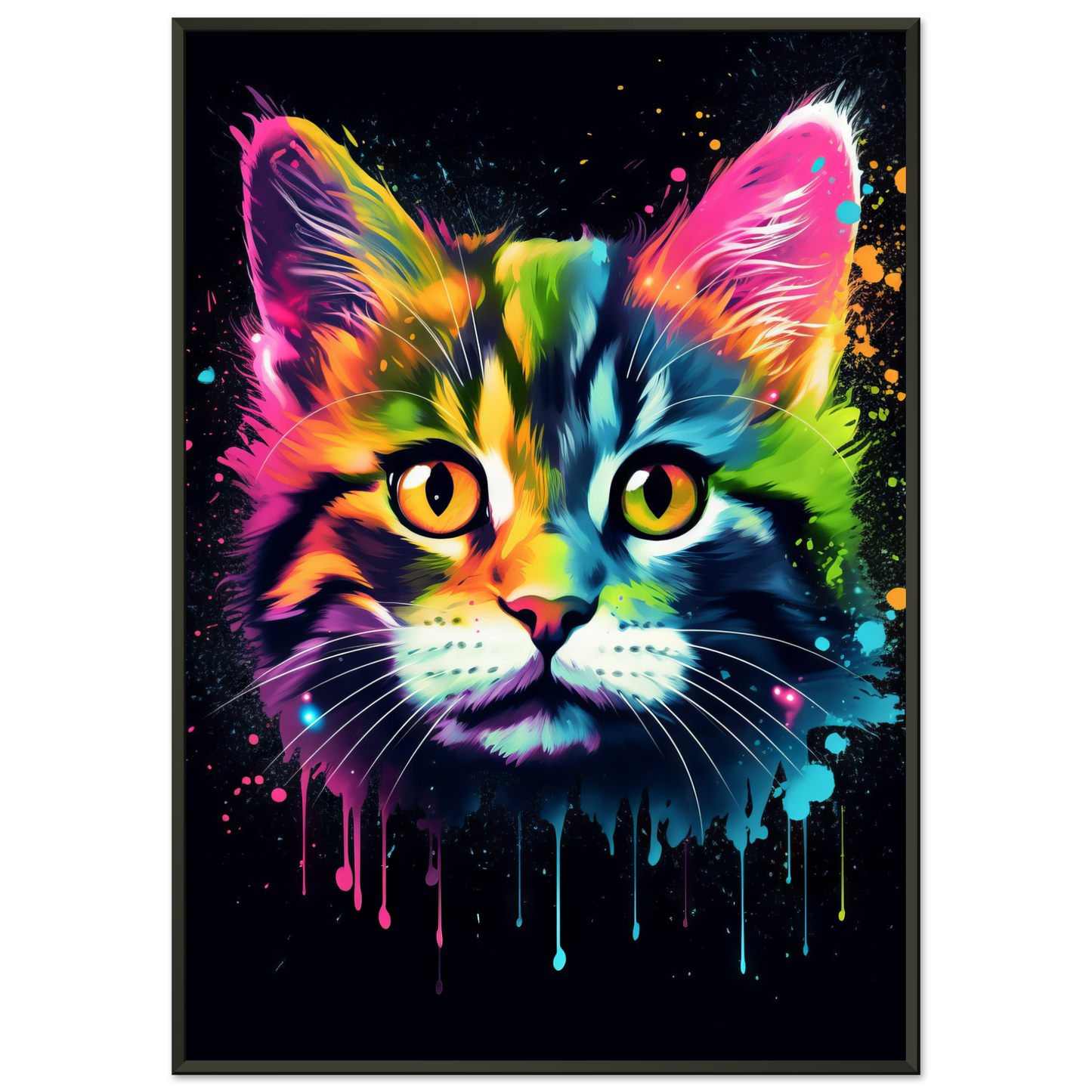 Cat Baby Kitten Pop Art (CAT76)