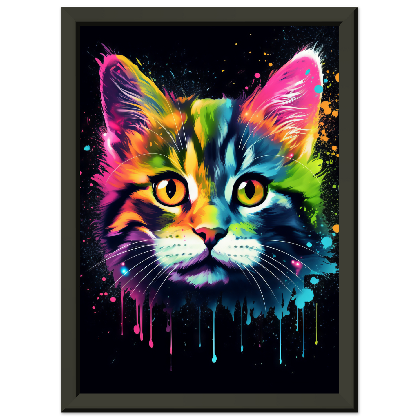 Cat Baby Kitten Pop Art (CAT76)