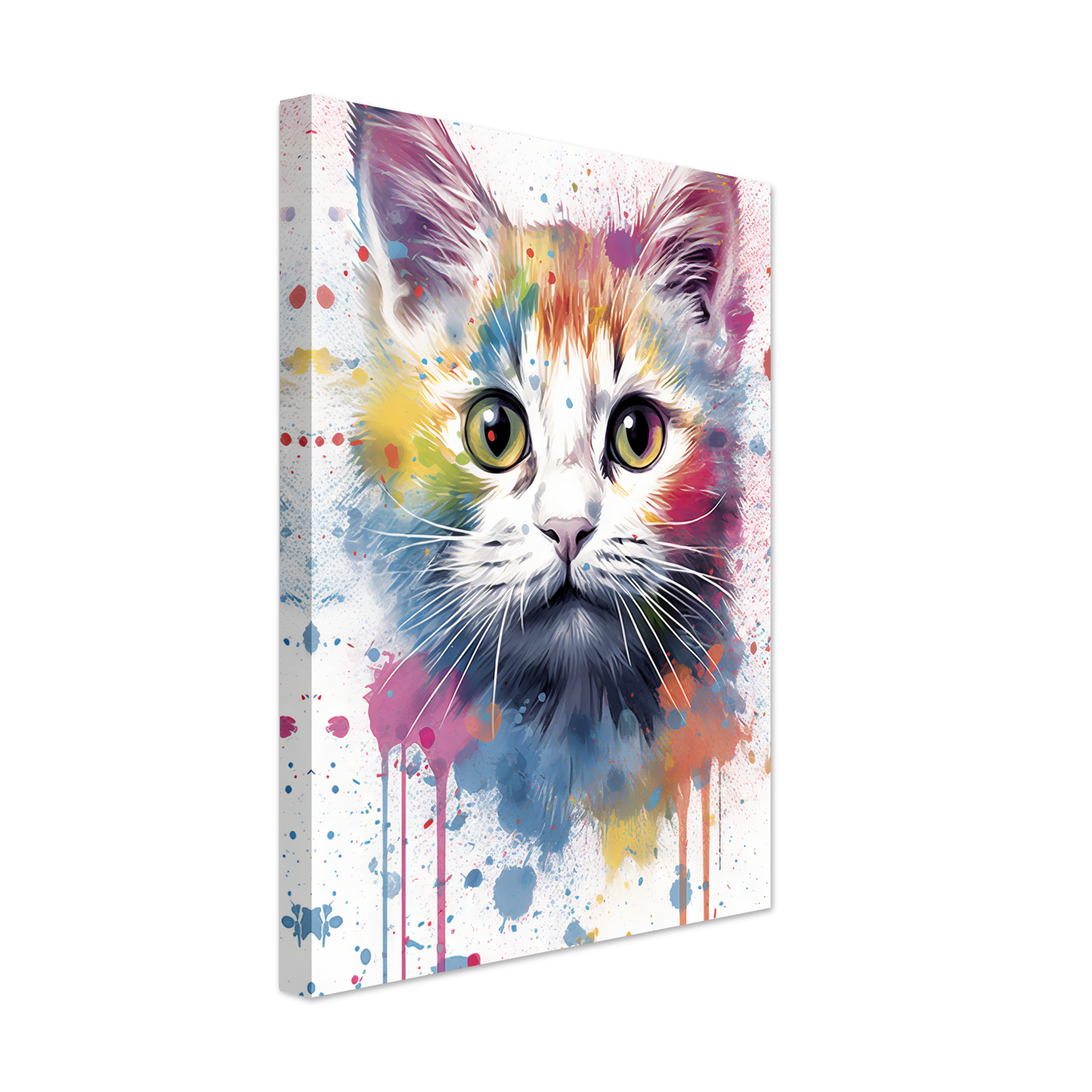 Katze Baby Kitten Pop-Art (CAT77)