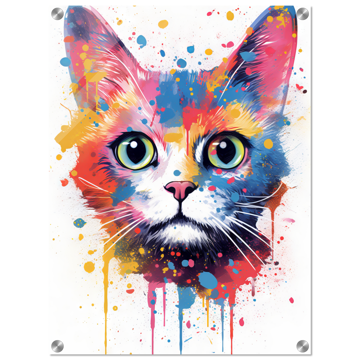 Cat Baby Kitten Pop Art (CAT78)