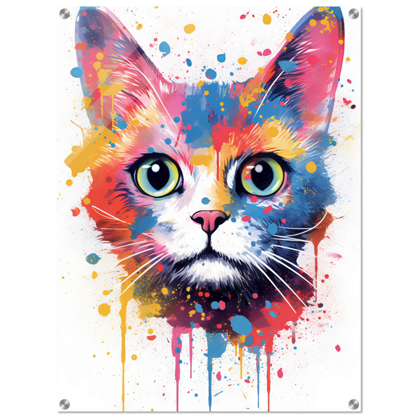 Cat Baby Kitten Pop Art (CAT78)