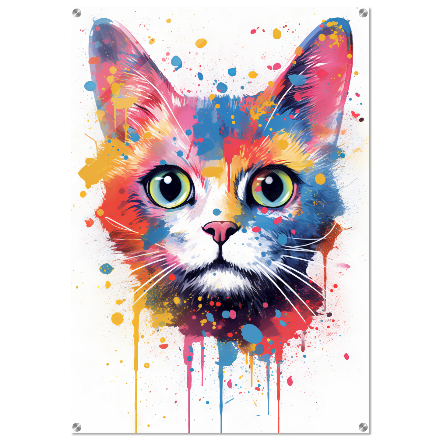 Cat Baby Kitten Pop Art (CAT78)