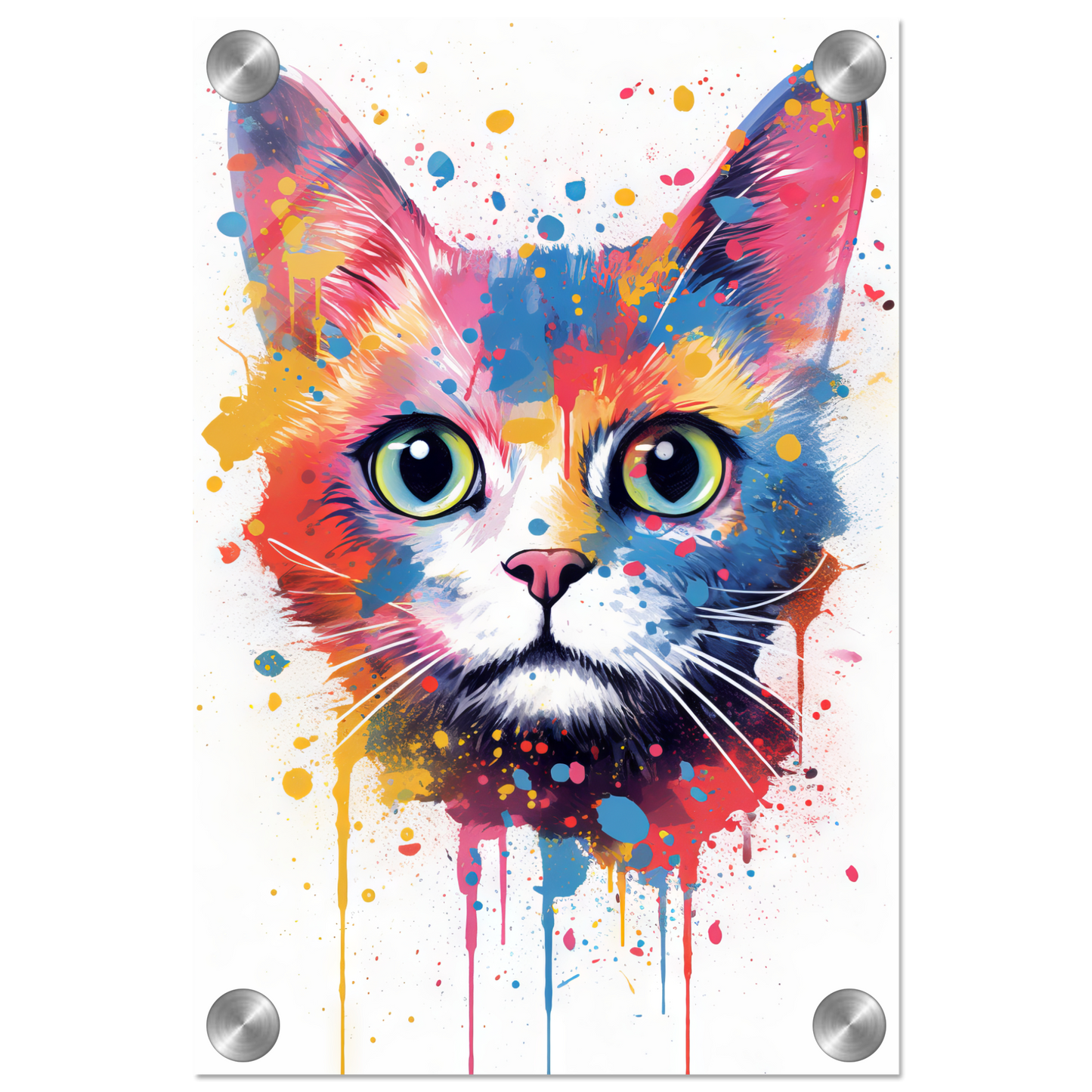 Cat Baby Kitten Pop Art (CAT78)