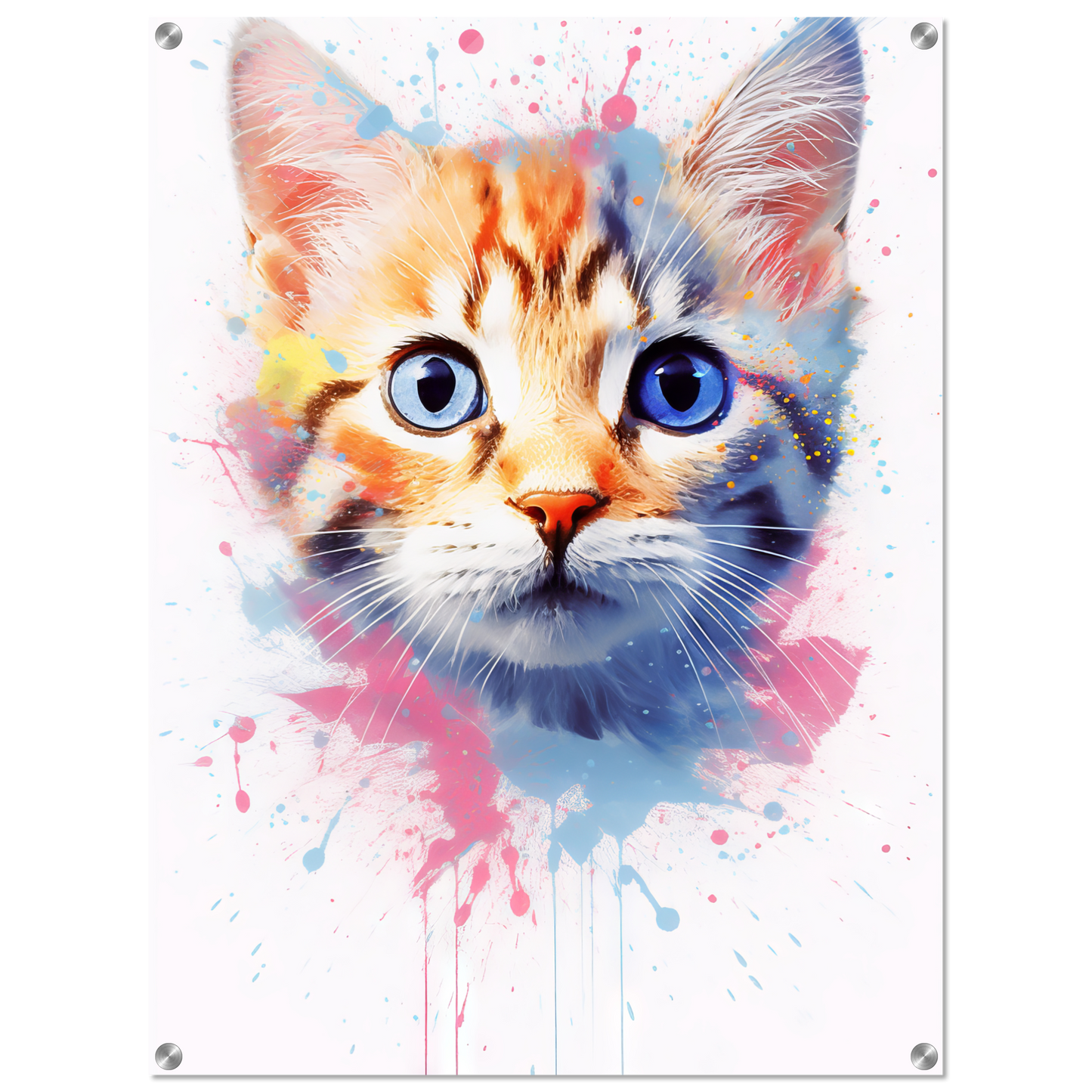 Cat Baby Kitten Pop Art (CAT79)