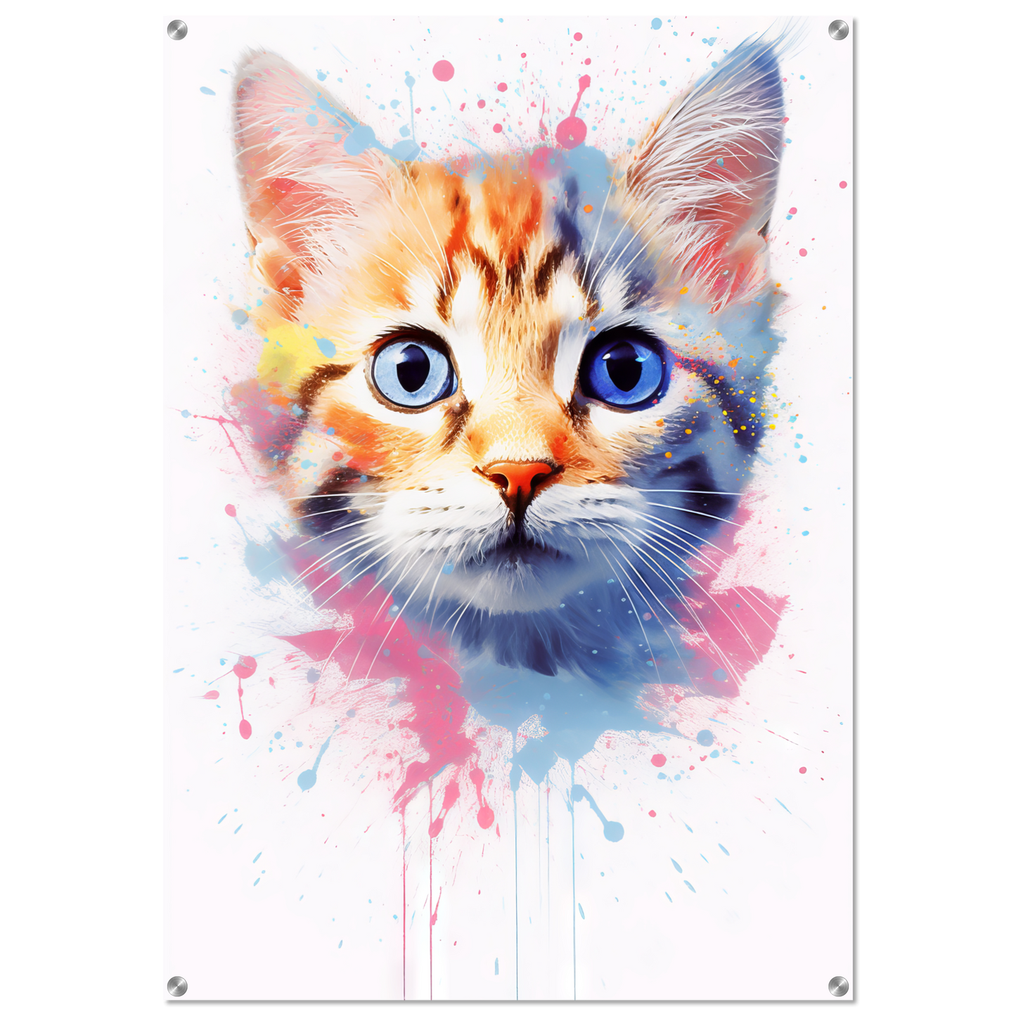Cat Baby Kitten Pop Art (CAT79)