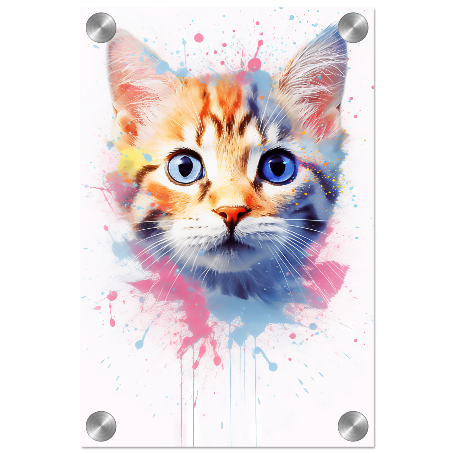 Cat Baby Kitten Pop Art (CAT79)
