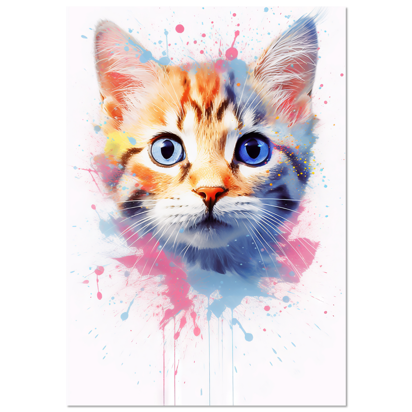 Cat Baby Kitten Pop Art (CAT79)