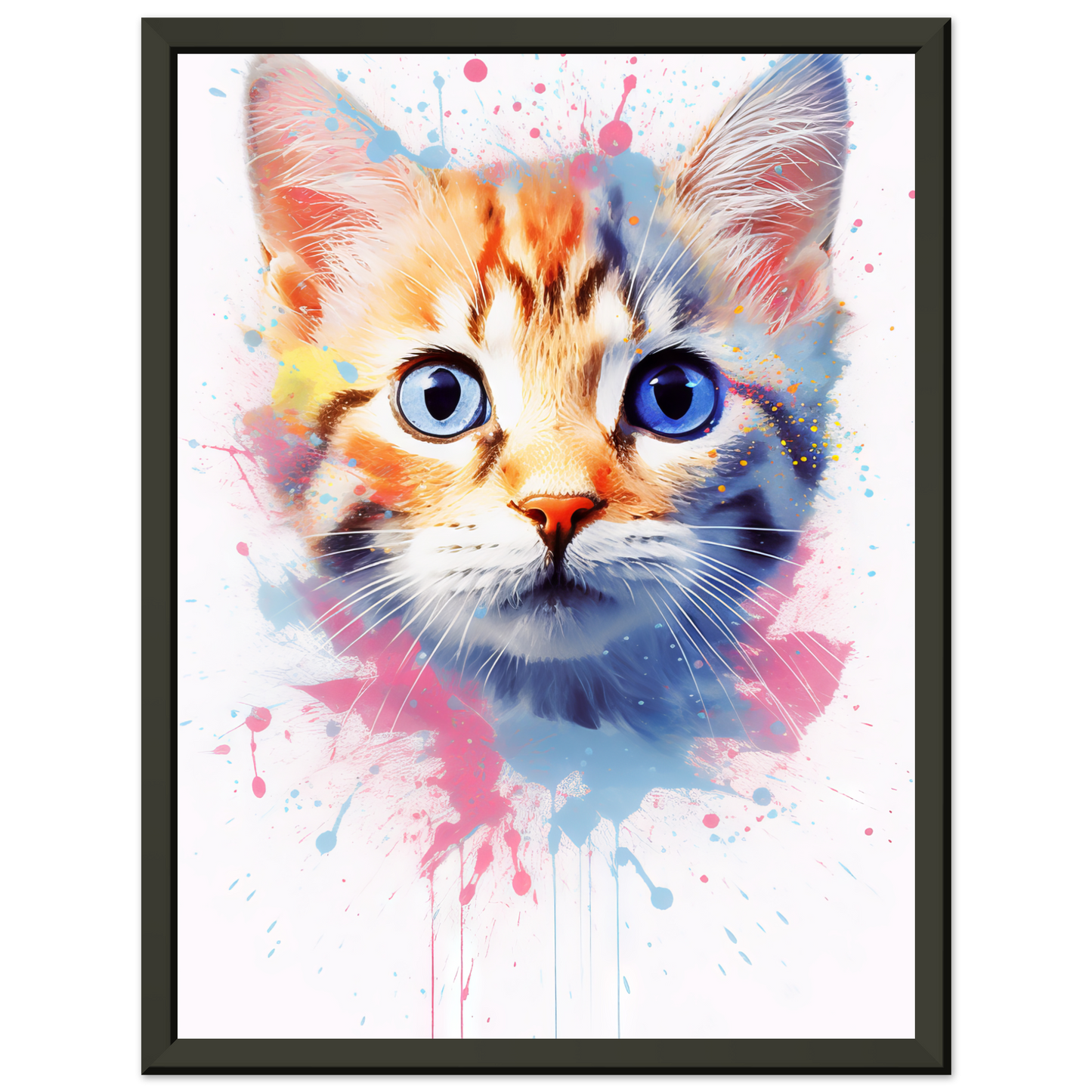 Katze Baby Kitten Pop-Art (CAT79)