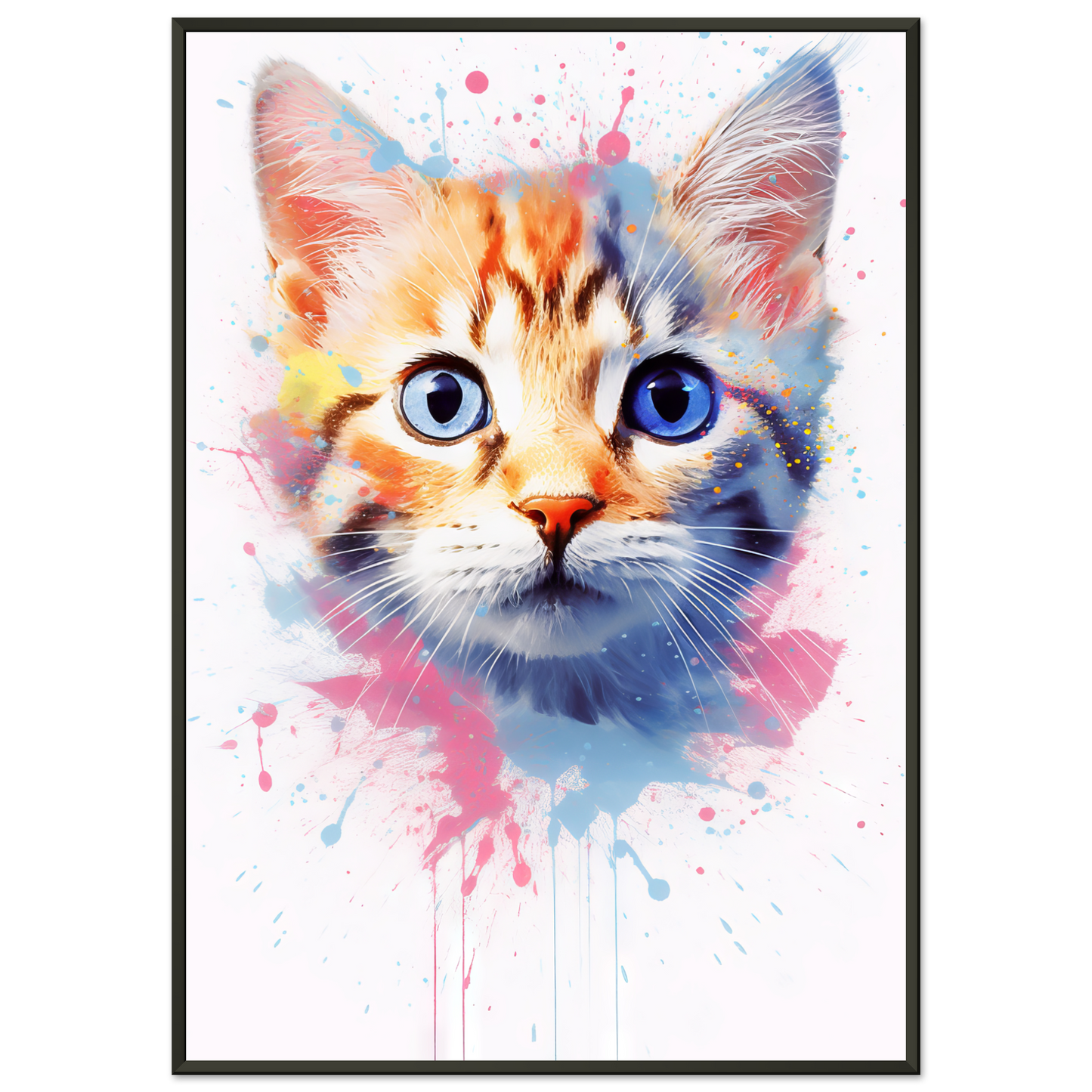 Cat Baby Kitten Pop Art (CAT79)