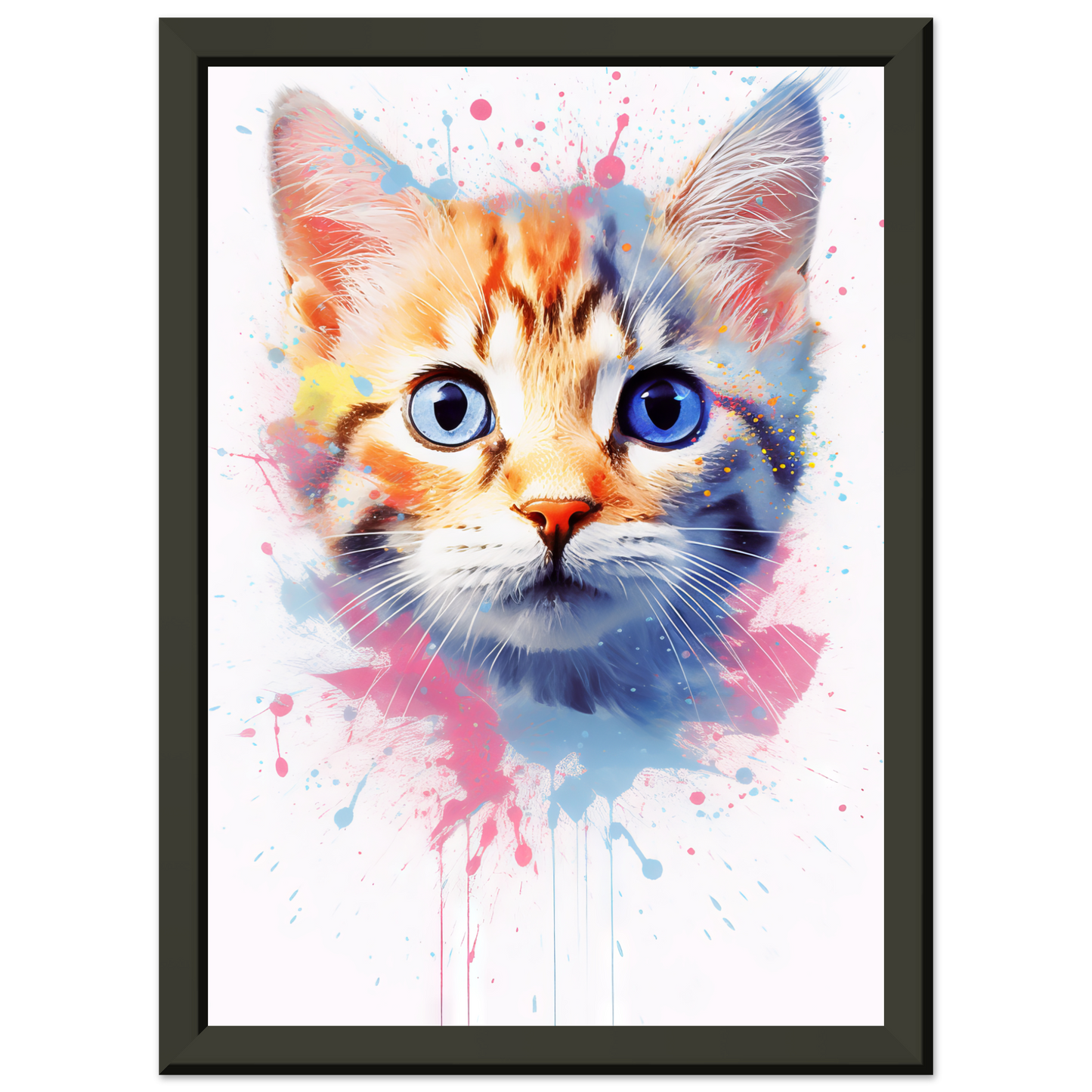 Cat Baby Kitten Pop Art (CAT79)
