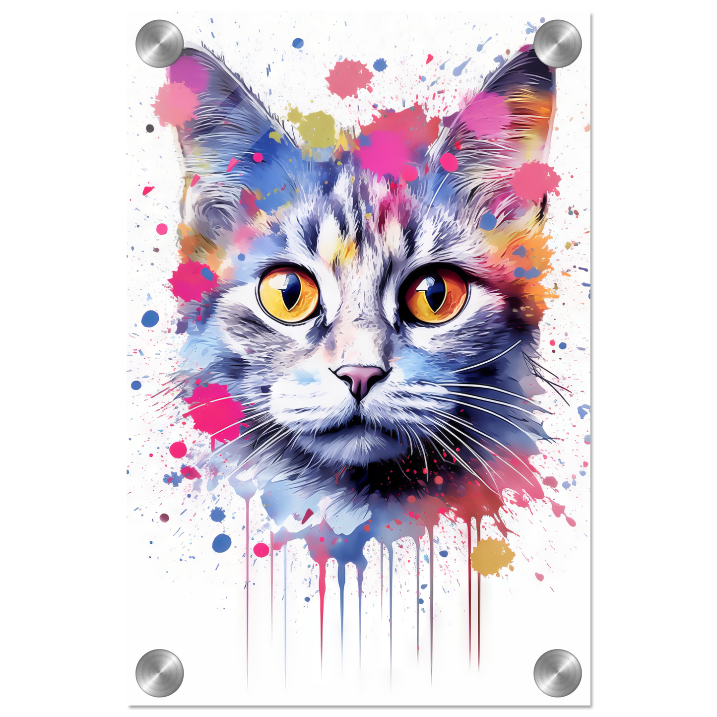 Cat Baby Kitten Pop Art (CAT80)