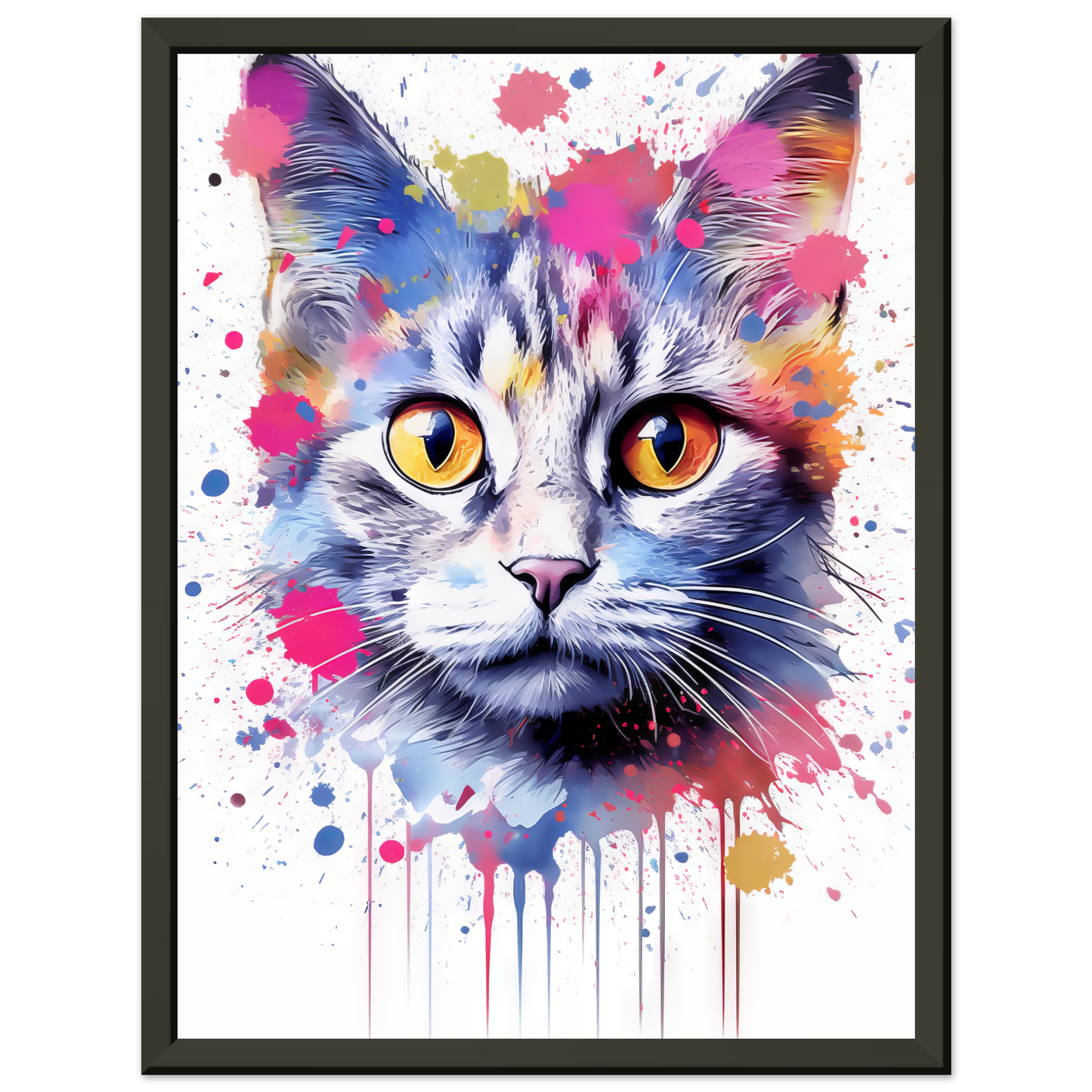 Cat Baby Kitten Pop Art (CAT80)