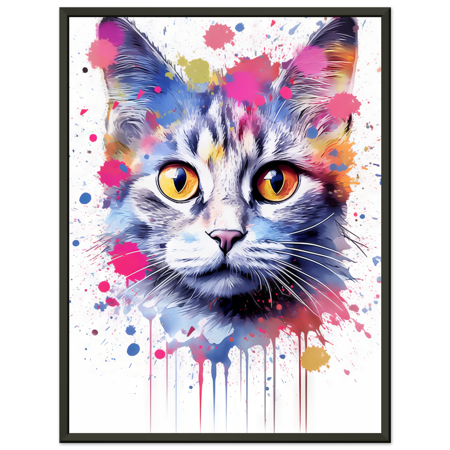 Katze Baby Kitten Pop-Art (CAT80)