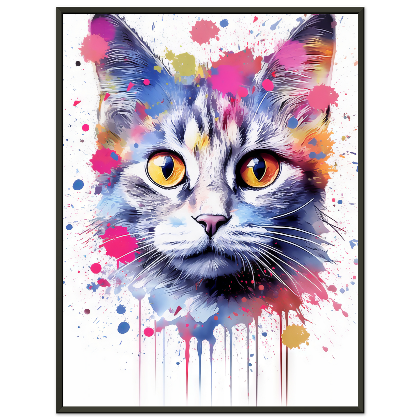 Cat Baby Kitten Pop Art (CAT80)