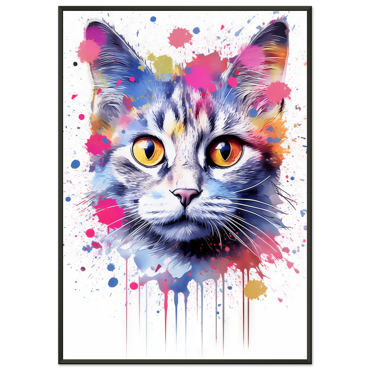 Cat Baby Kitten Pop Art (CAT80)