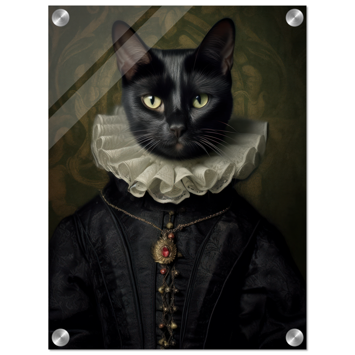 Katze Schwarz Renaissance (CAT97)