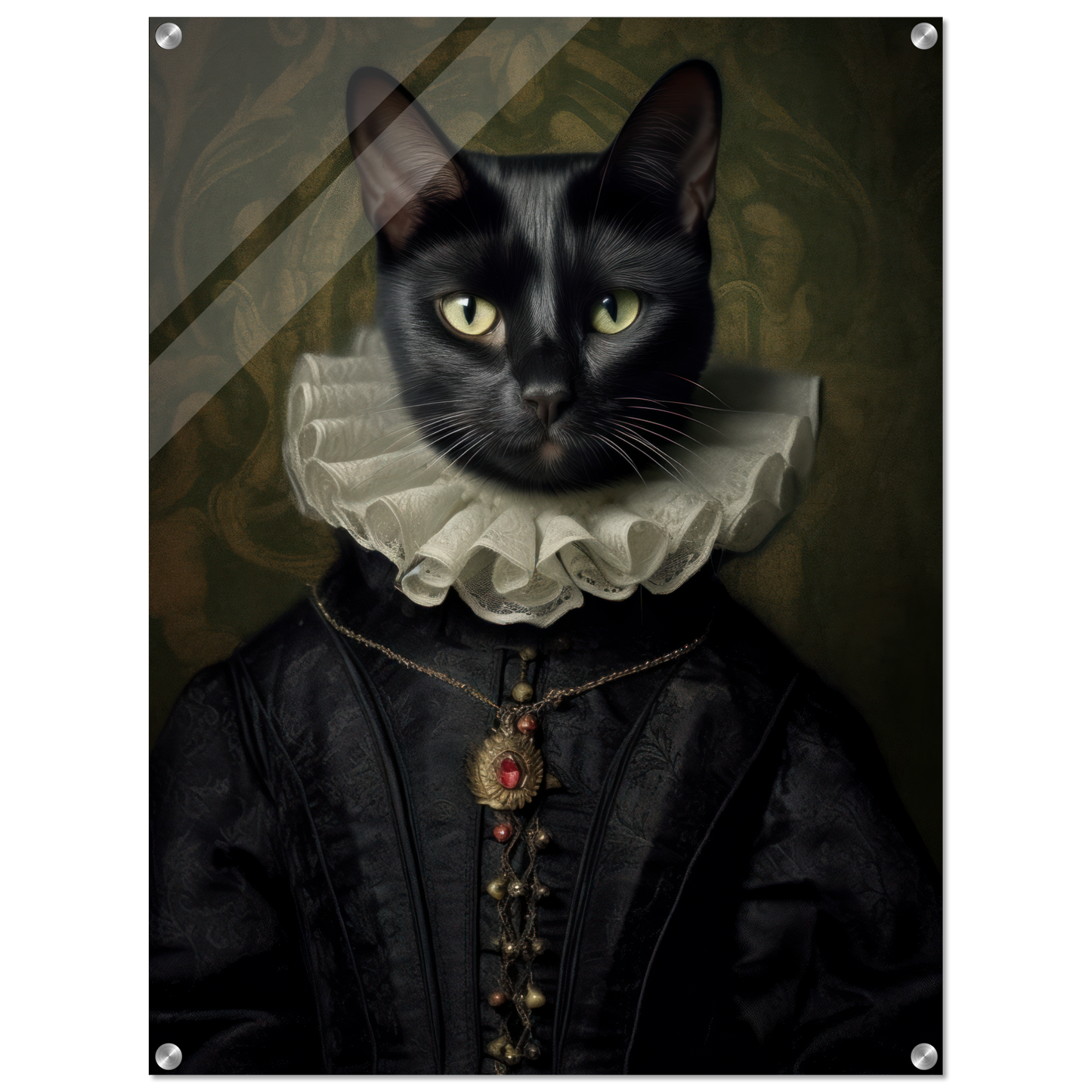 Katze Schwarz Renaissance (CAT97)