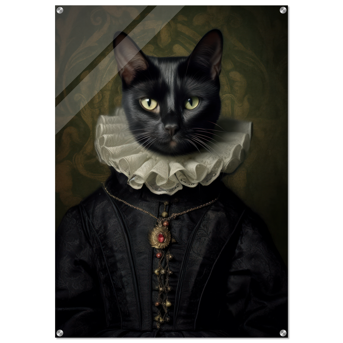 Katze Schwarz Renaissance (CAT97)