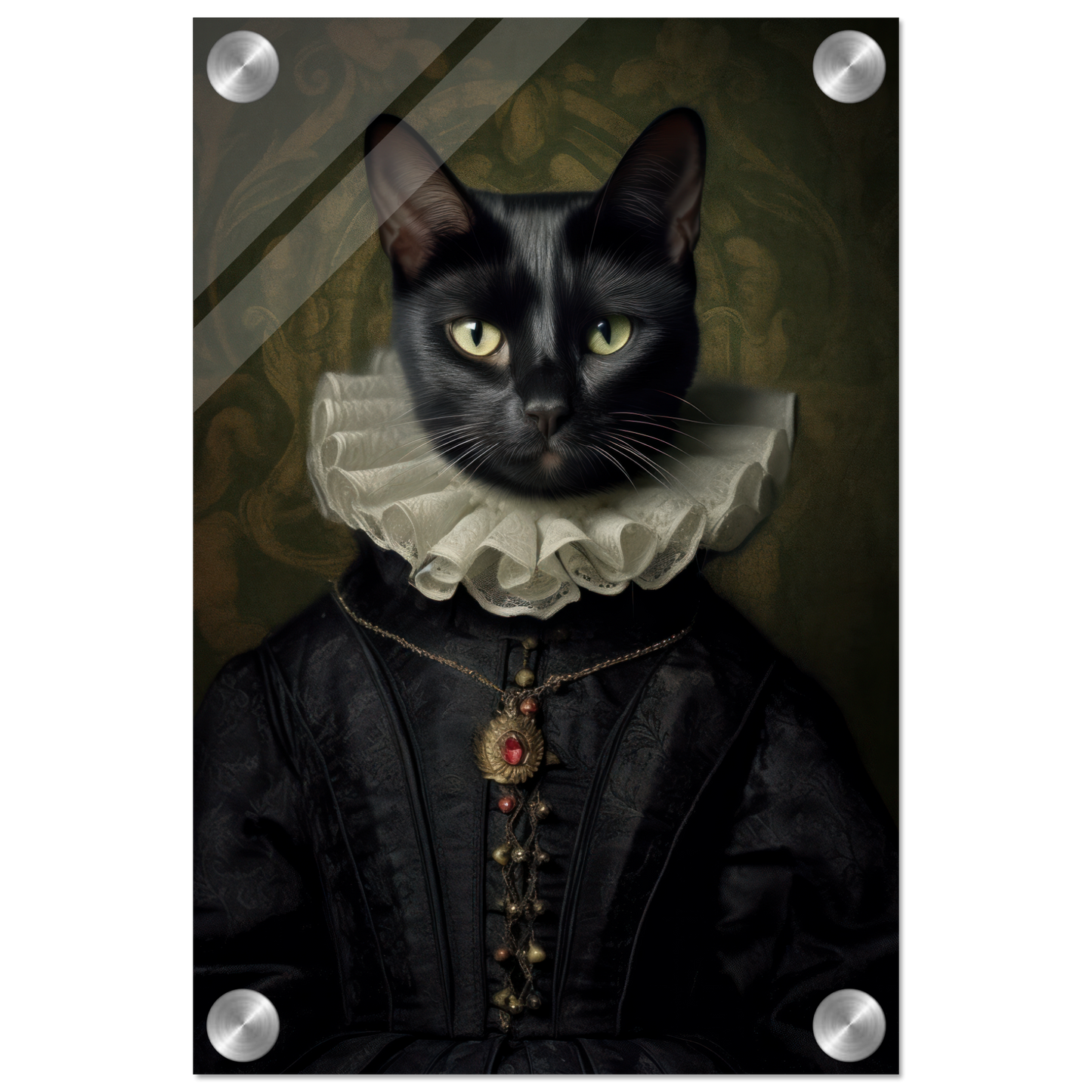 Katze Schwarz Renaissance (CAT97)