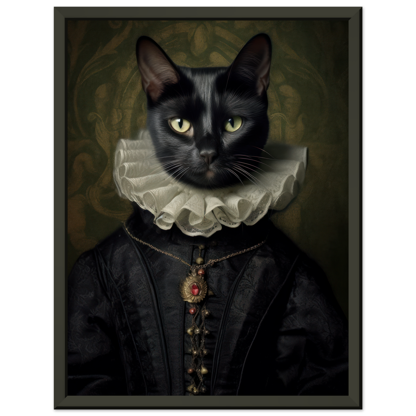 Katze Schwarz Renaissance (CAT97)