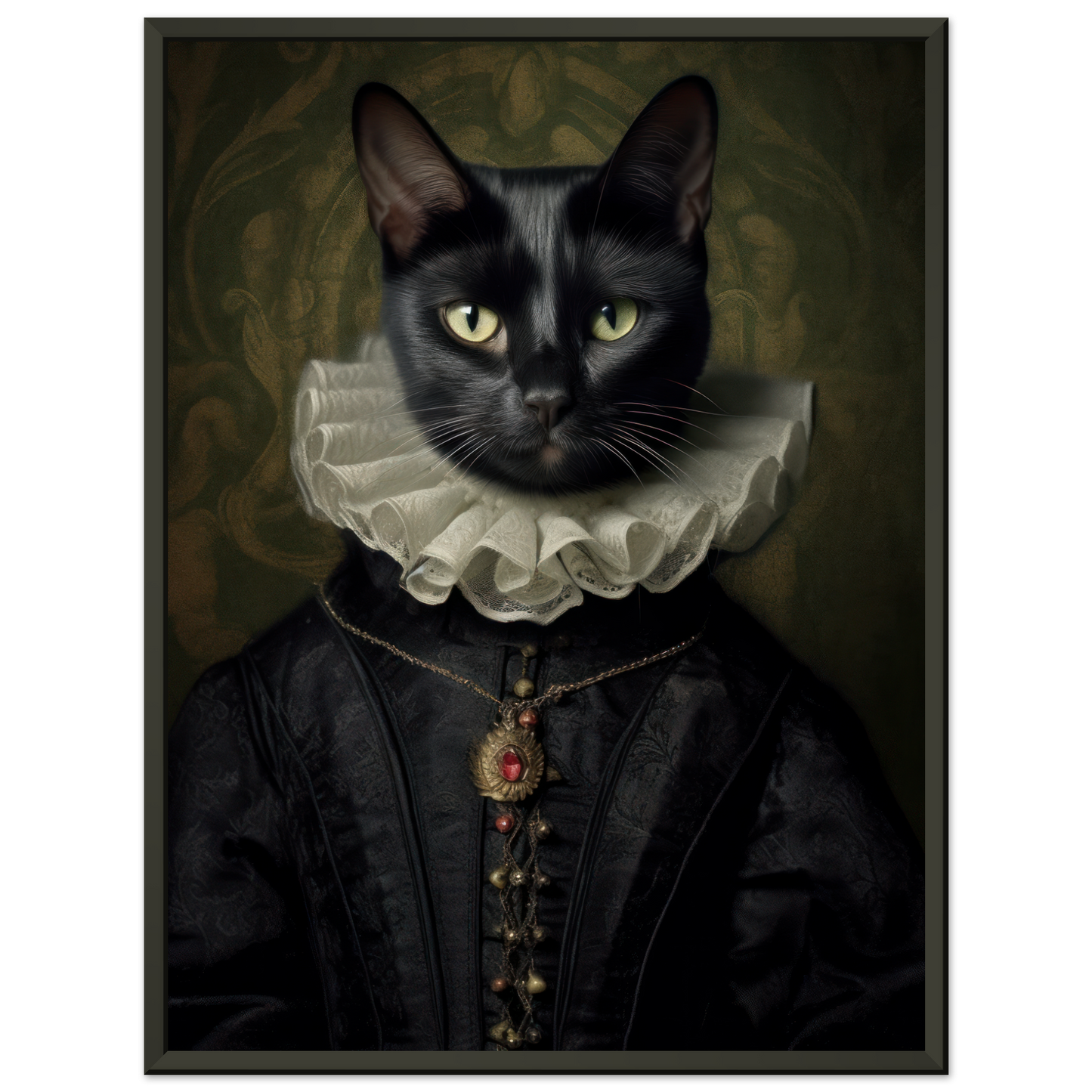 Katze Schwarz Renaissance (CAT97)