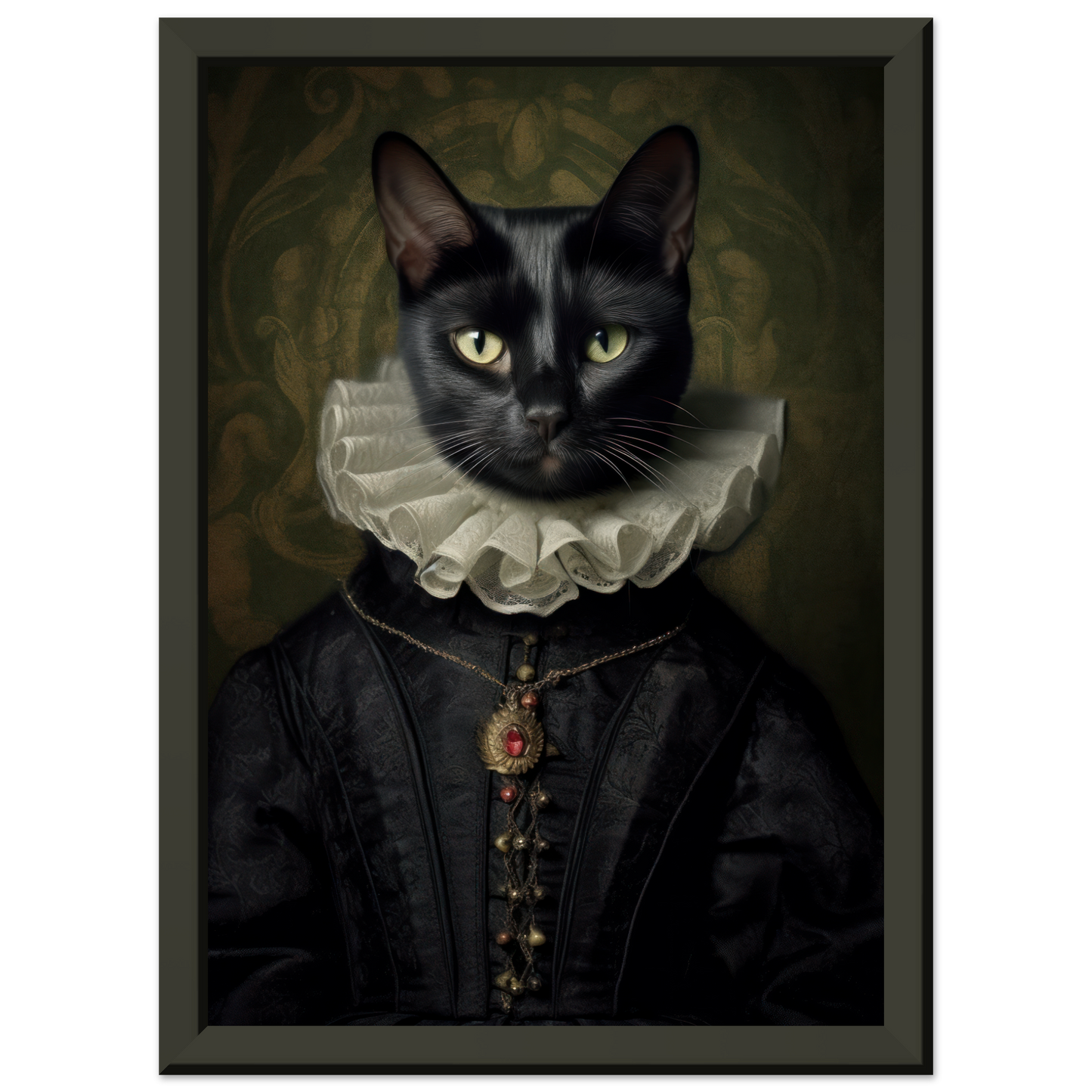 Katze Schwarz Renaissance (CAT97)