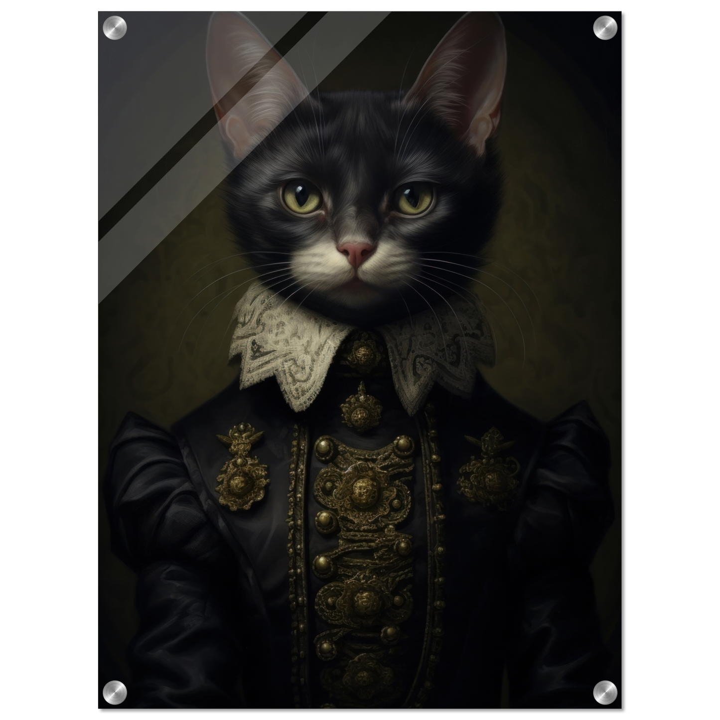 Katze Schwarz Renaissance (CAT98)