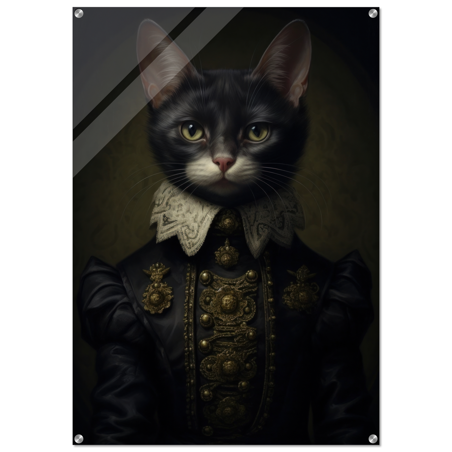 Katze Schwarz Renaissance (CAT98)