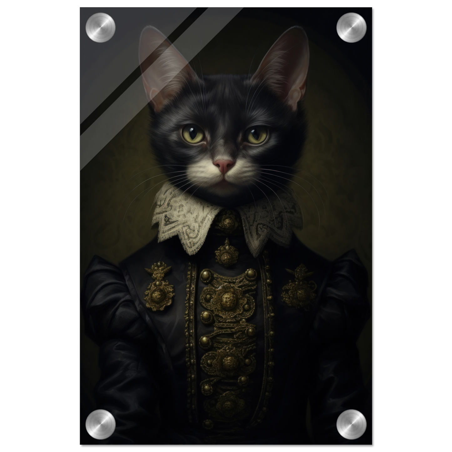 Katze Schwarz Renaissance (CAT98)