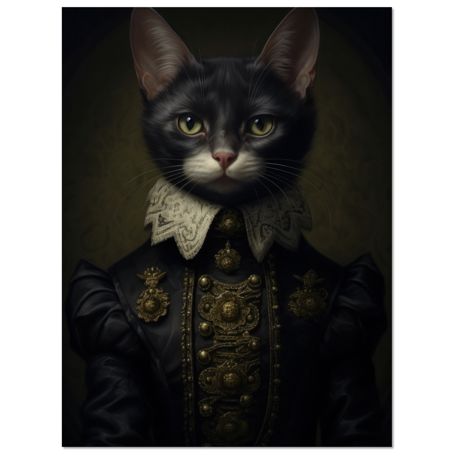 Katze Schwarz Renaissance (CAT98)