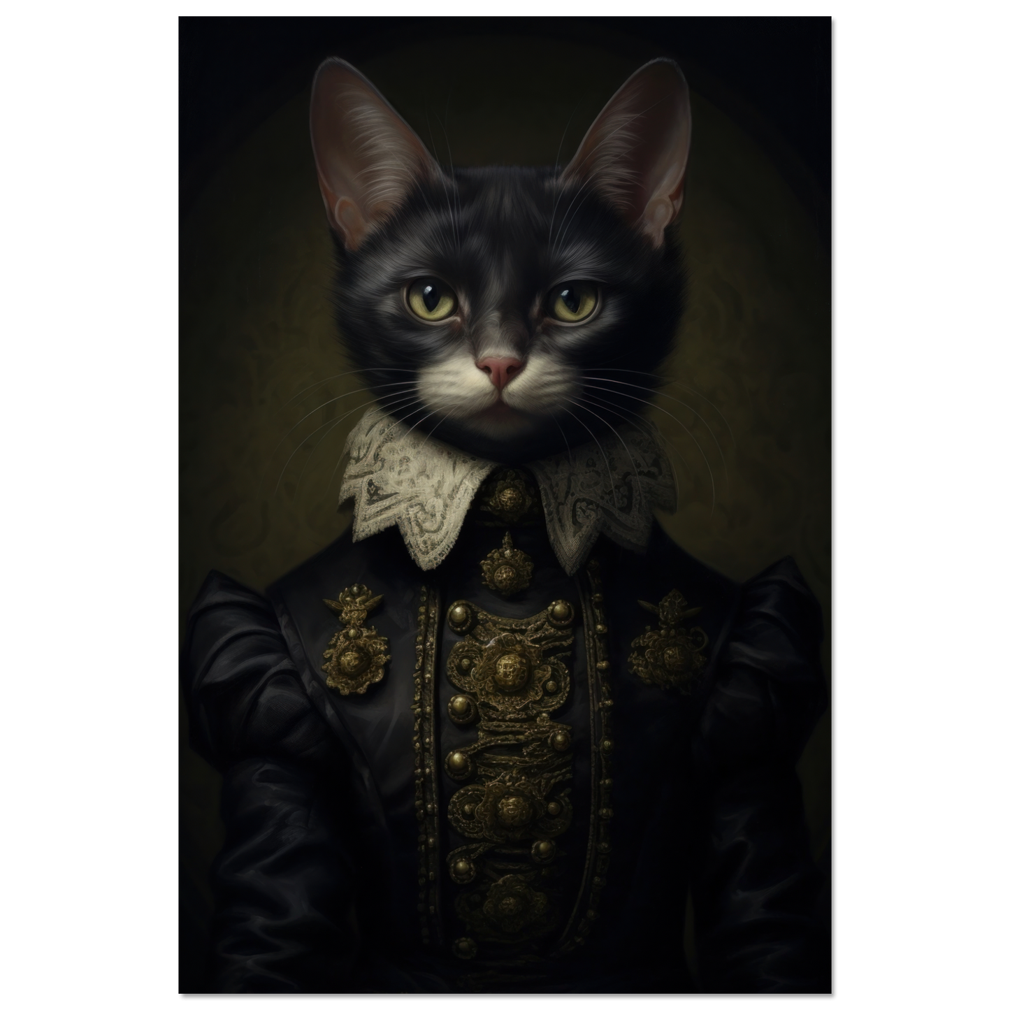 Katze Schwarz Renaissance (CAT98)
