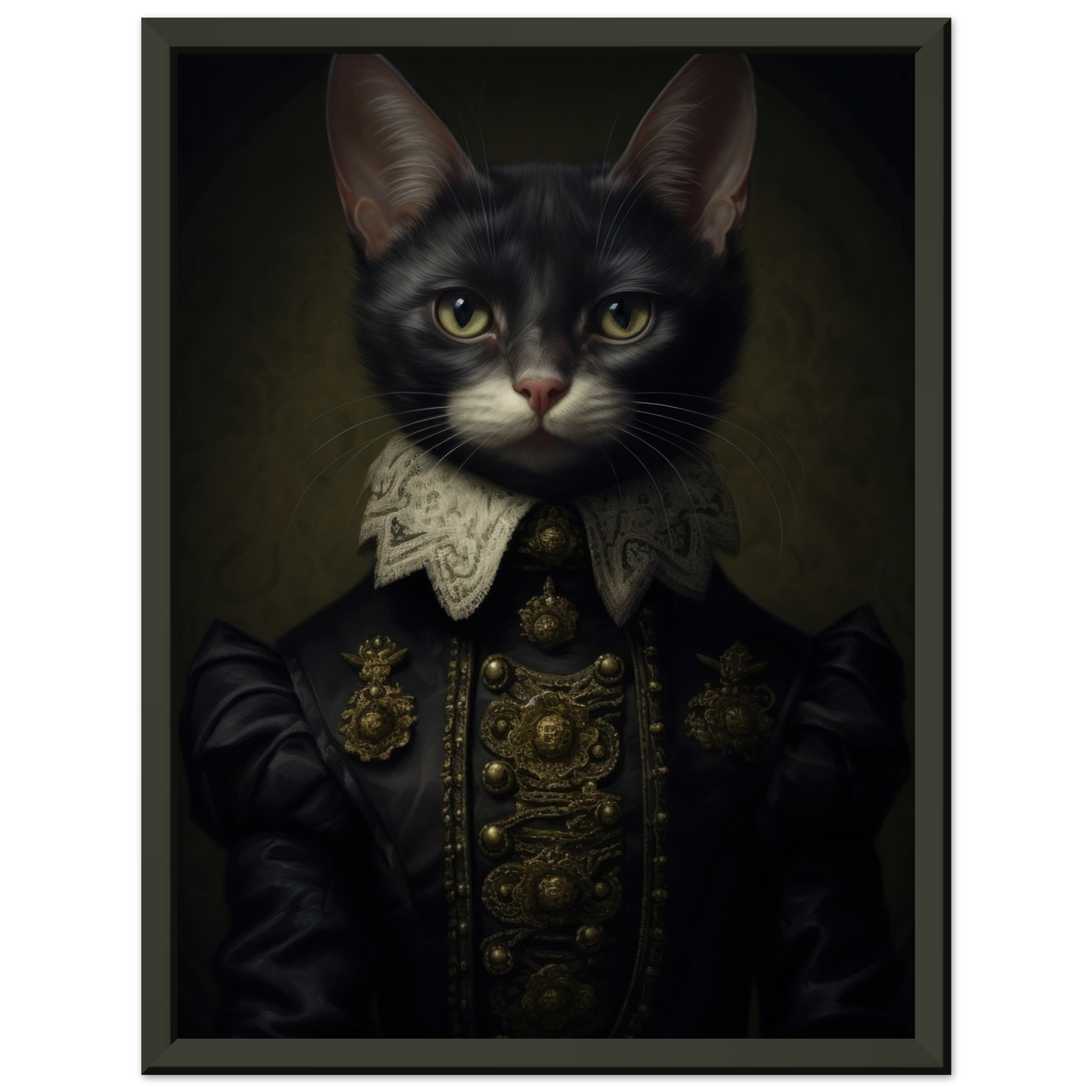 Katze Schwarz Renaissance (CAT98)