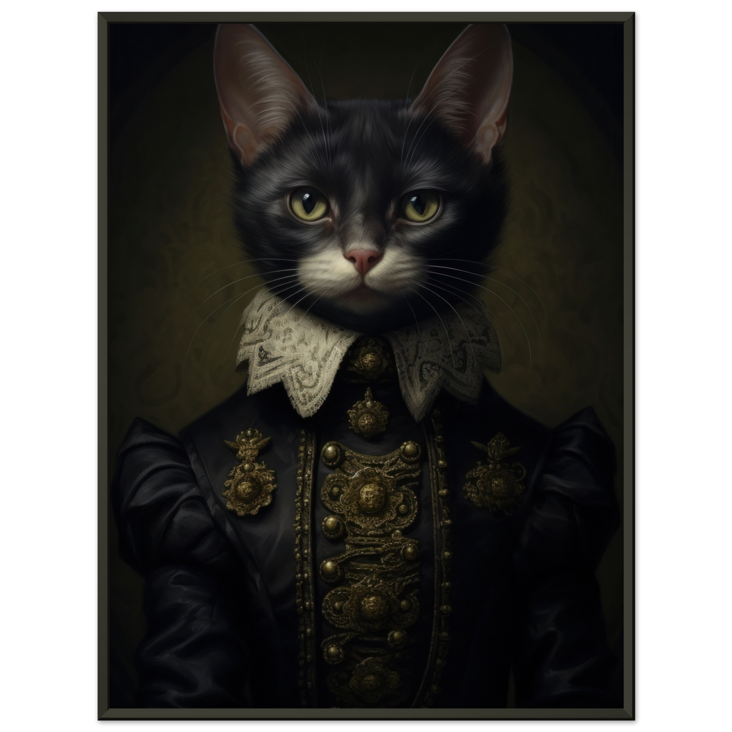 Katze Schwarz Renaissance (CAT98)