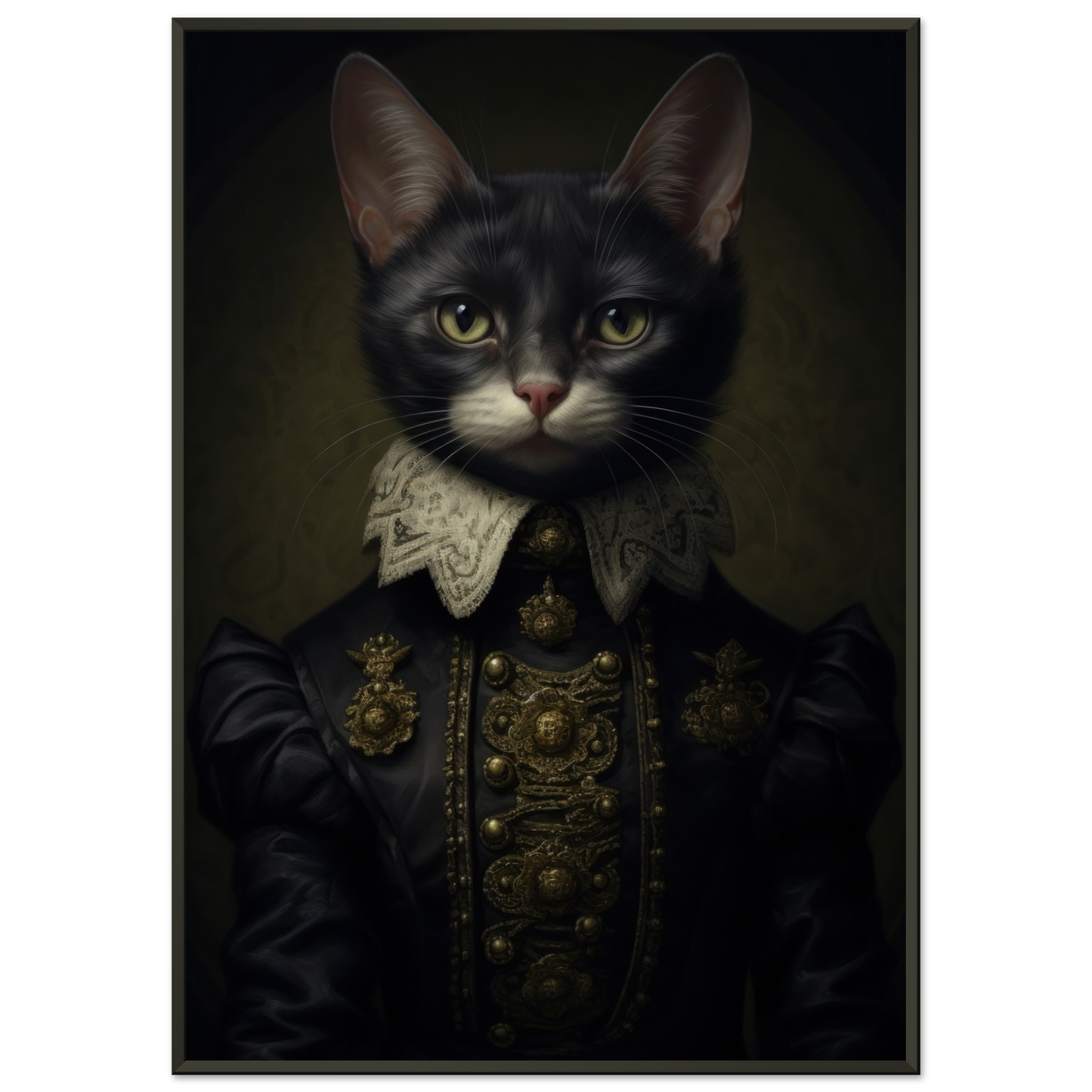 Katze Schwarz Renaissance (CAT98)