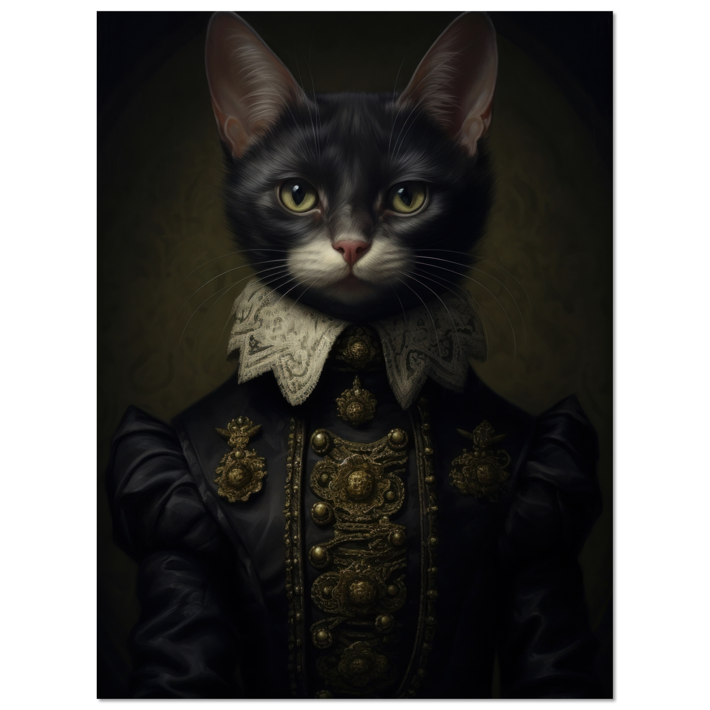 Katze Schwarz Renaissance (CAT98)