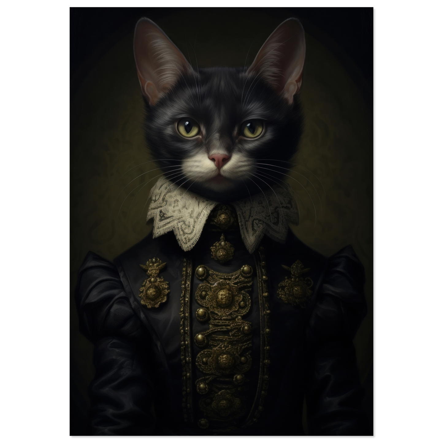 Katze Schwarz Renaissance (CAT98)