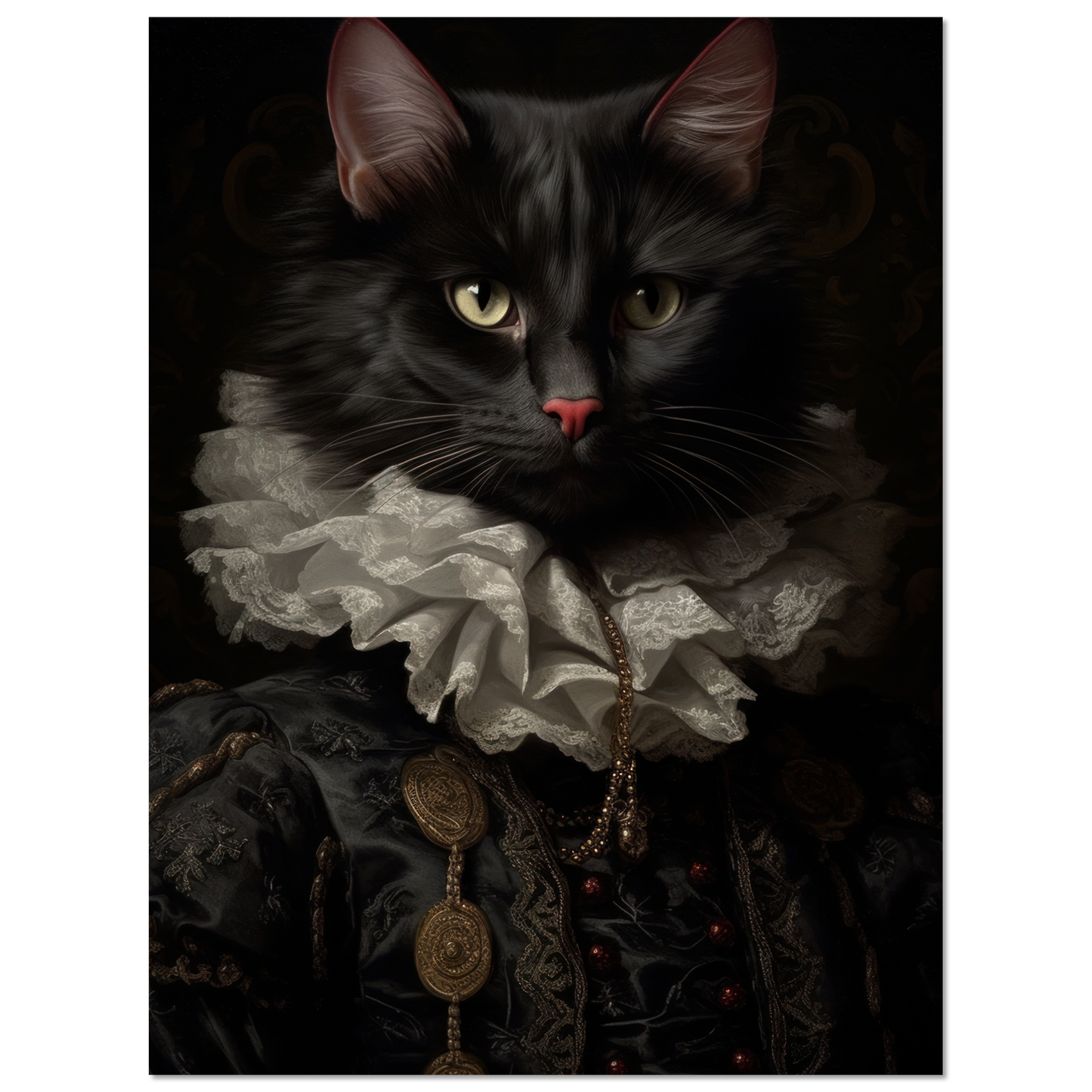 Katze Schwarz Renaissance (CAT99)