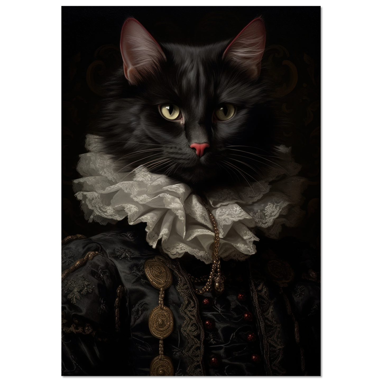 Katze Schwarz Renaissance (CAT99)