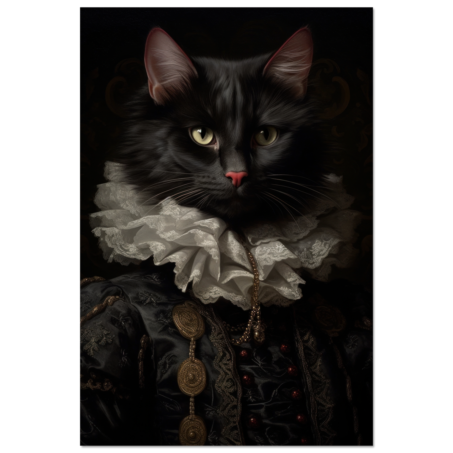 Katze Schwarz Renaissance (CAT99)