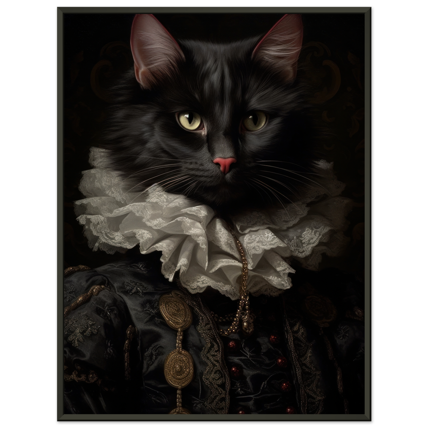 Katze Schwarz Renaissance (CAT99)