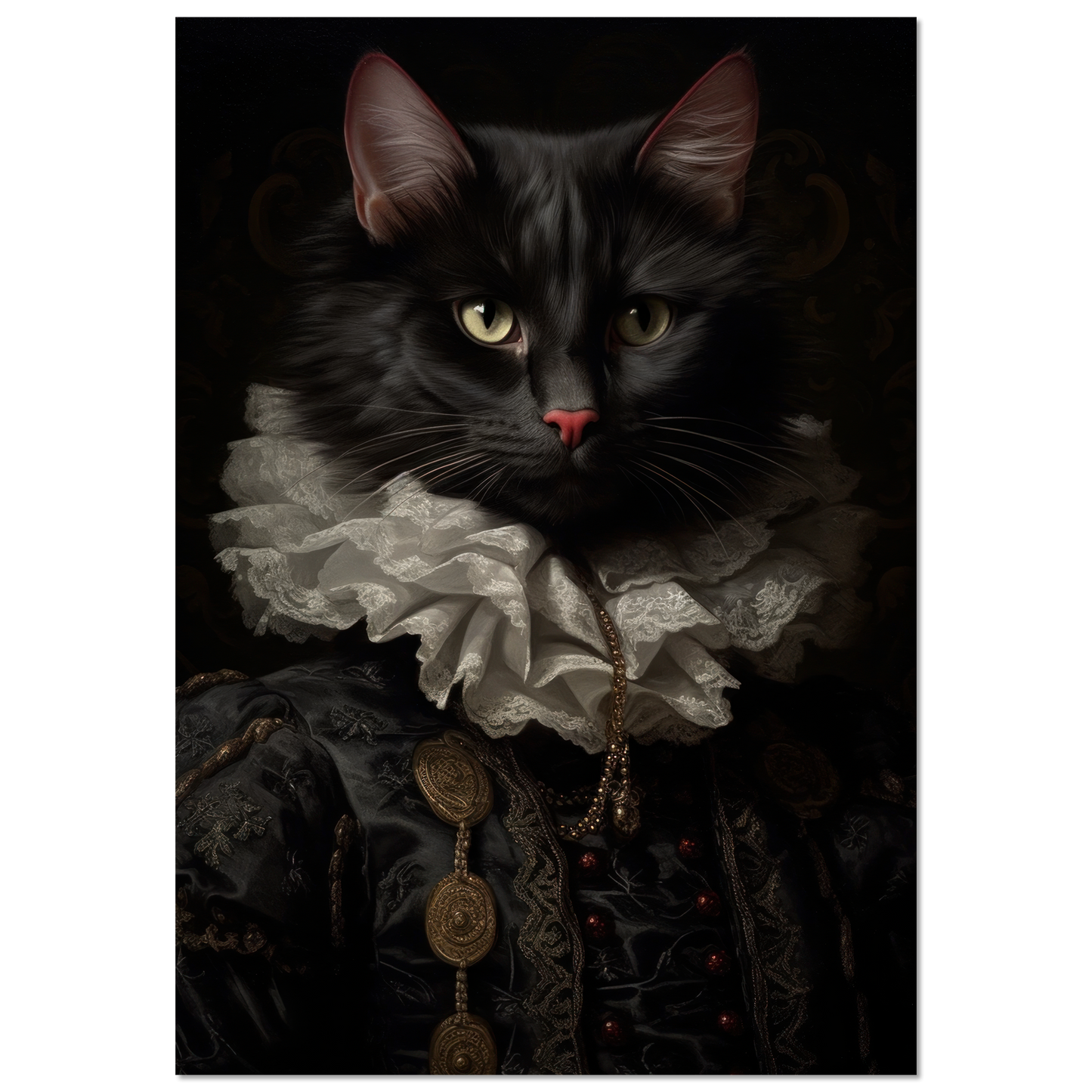 Katze Schwarz Renaissance (CAT99)