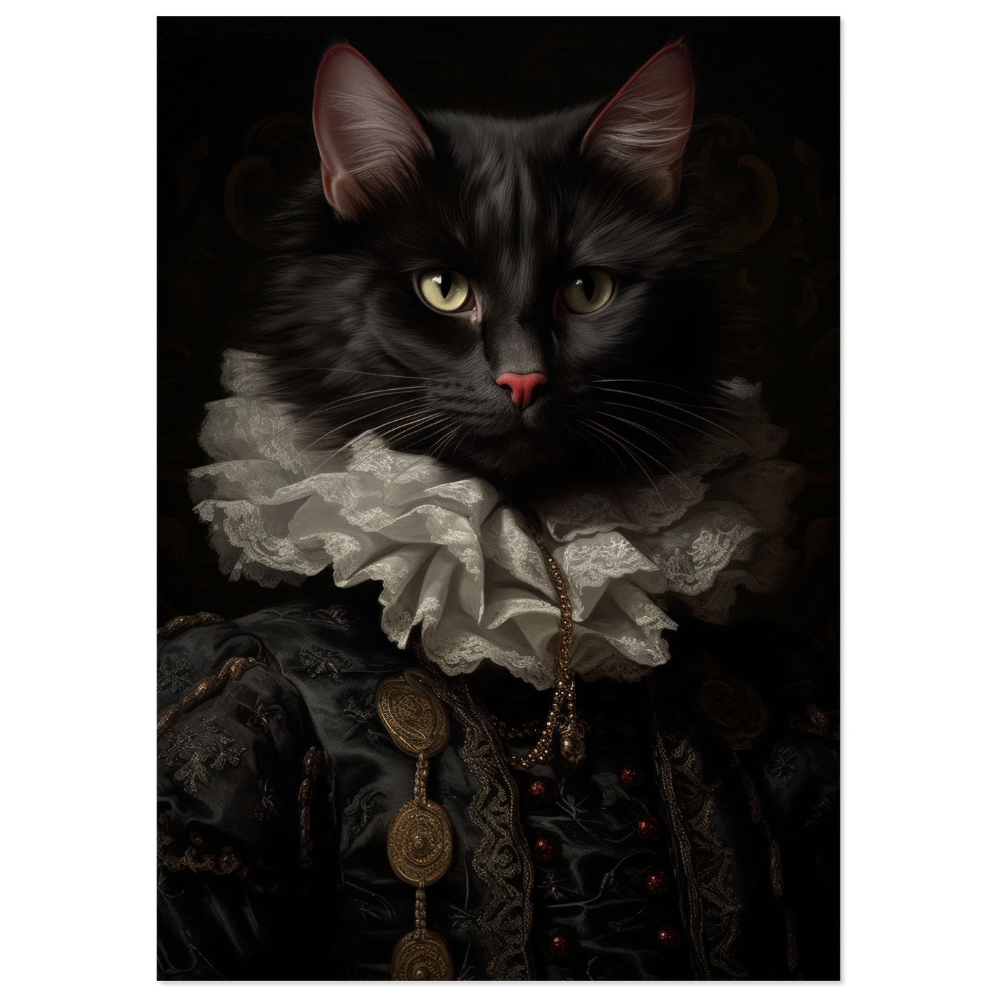 Katze Schwarz Renaissance (CAT99)