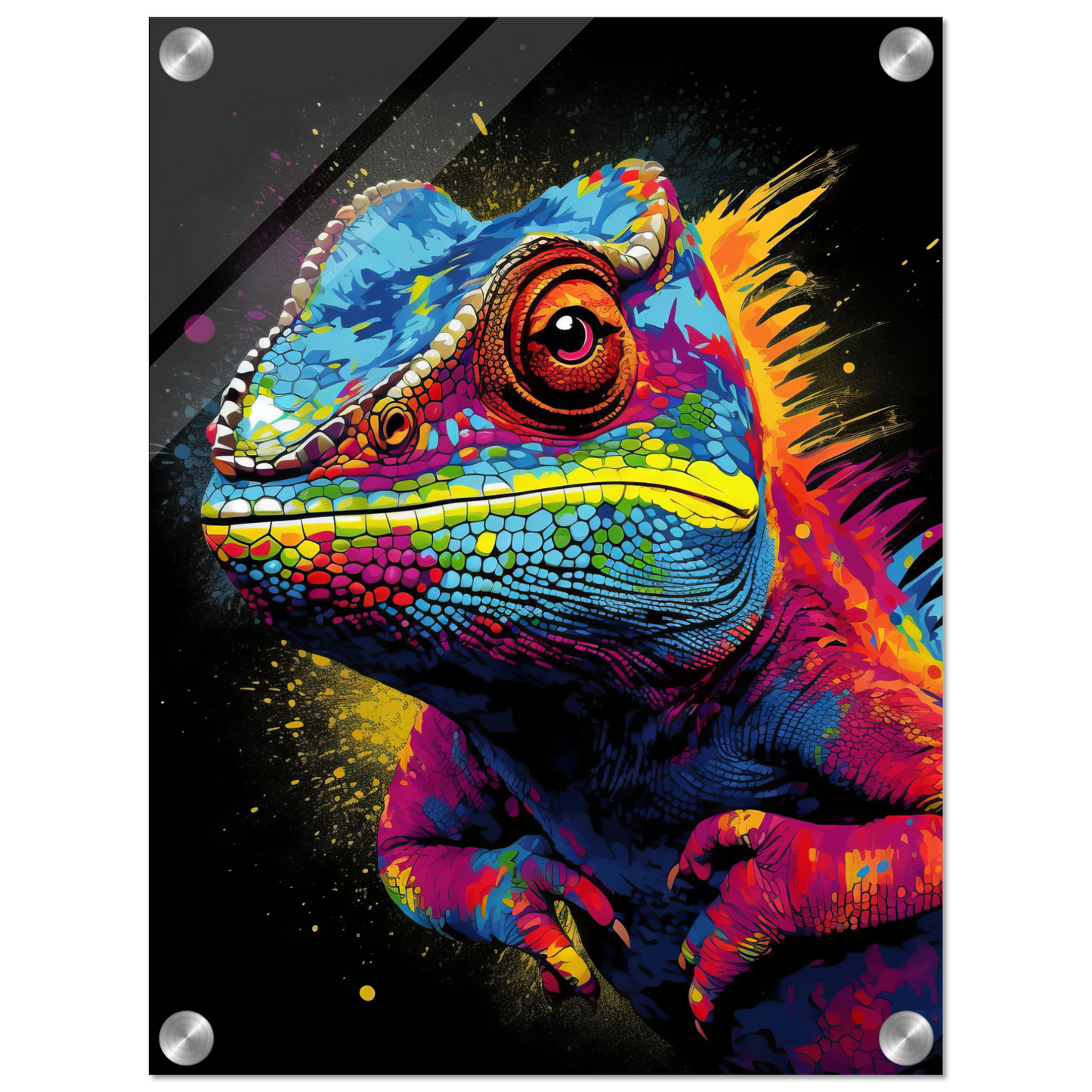 Chamäleon (Pop-Art) (CHAMELEON01)