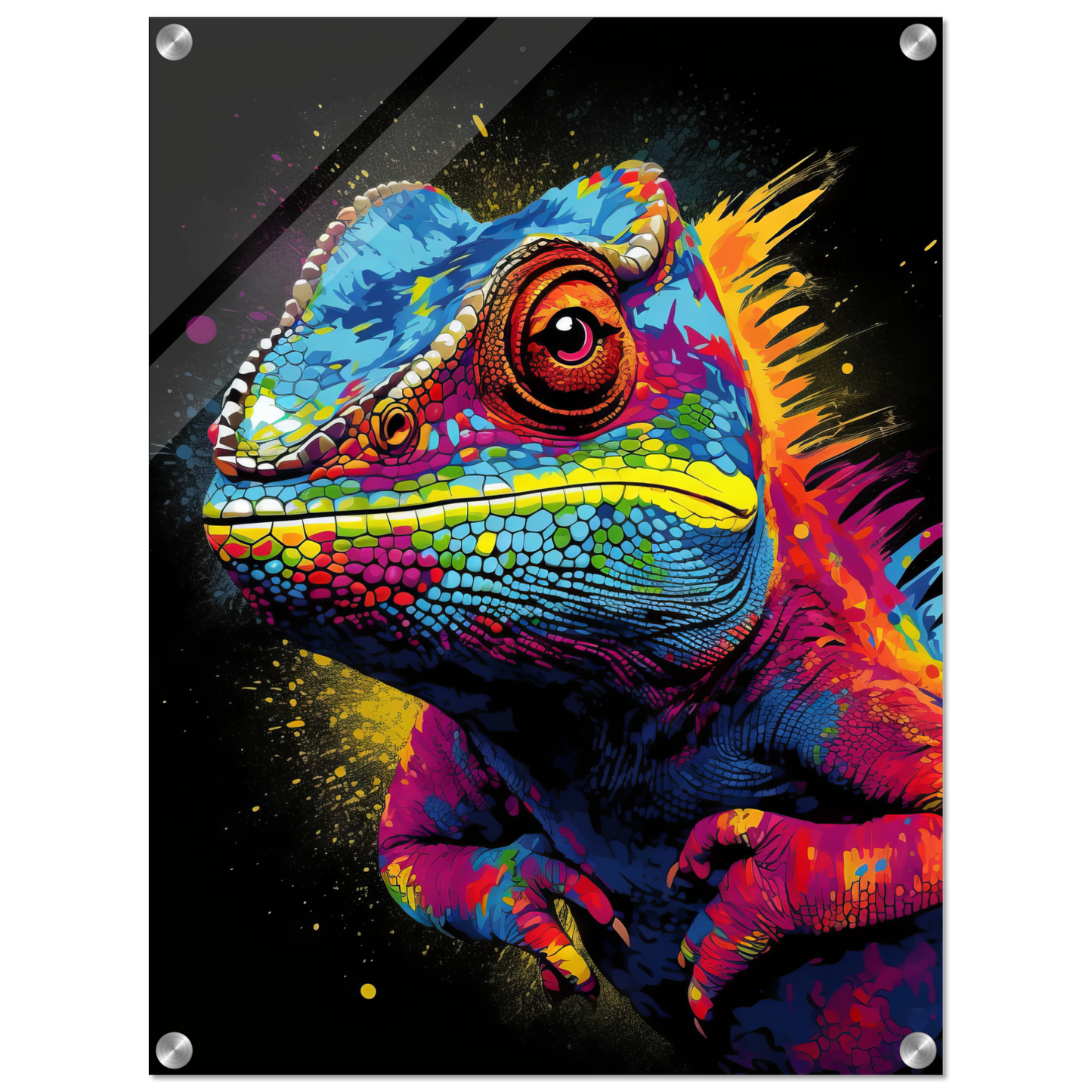 Chamäleon (Pop-Art) (CHAMELEON01)