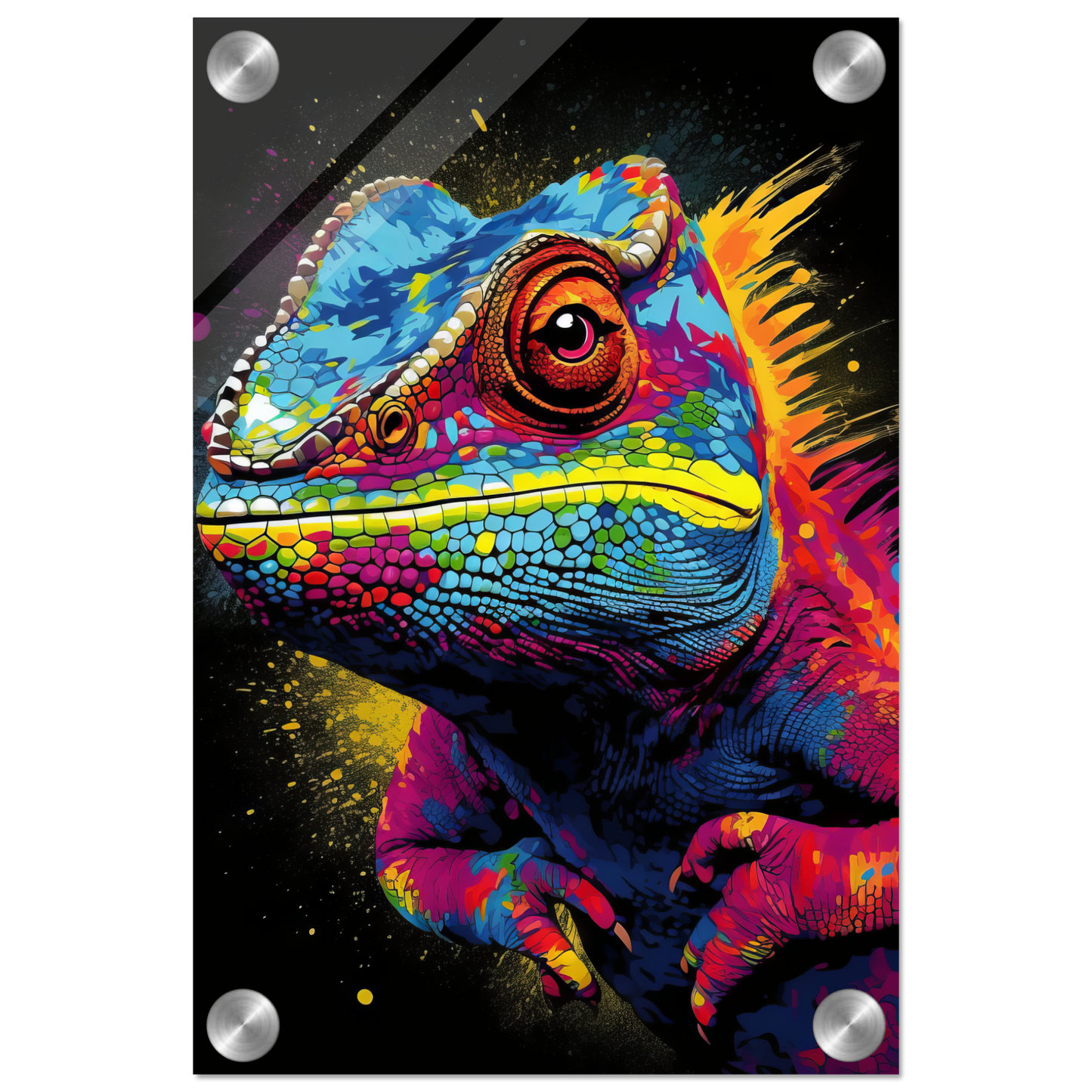 Chamäleon (Pop-Art) (CHAMELEON01)
