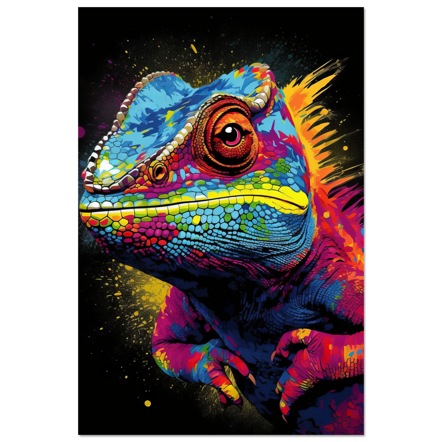 Chamäleon (Pop-Art) (CHAMELEON01)