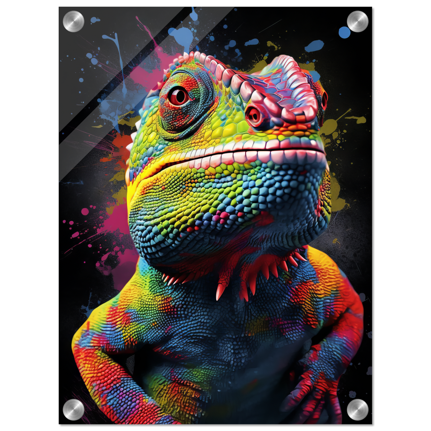 Chamäleon (Pop-Art) (CHAMELEON02)