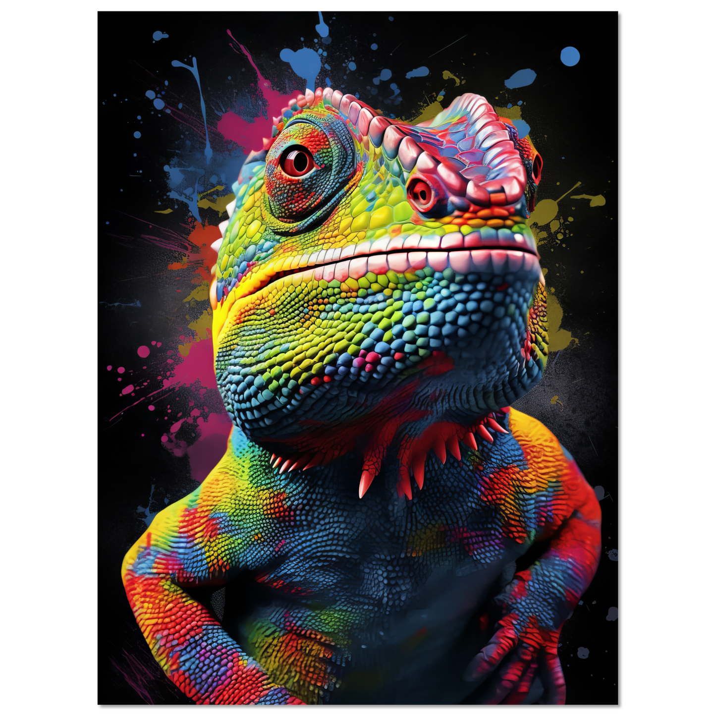 Chamäleon (Pop-Art) (CHAMELEON02)