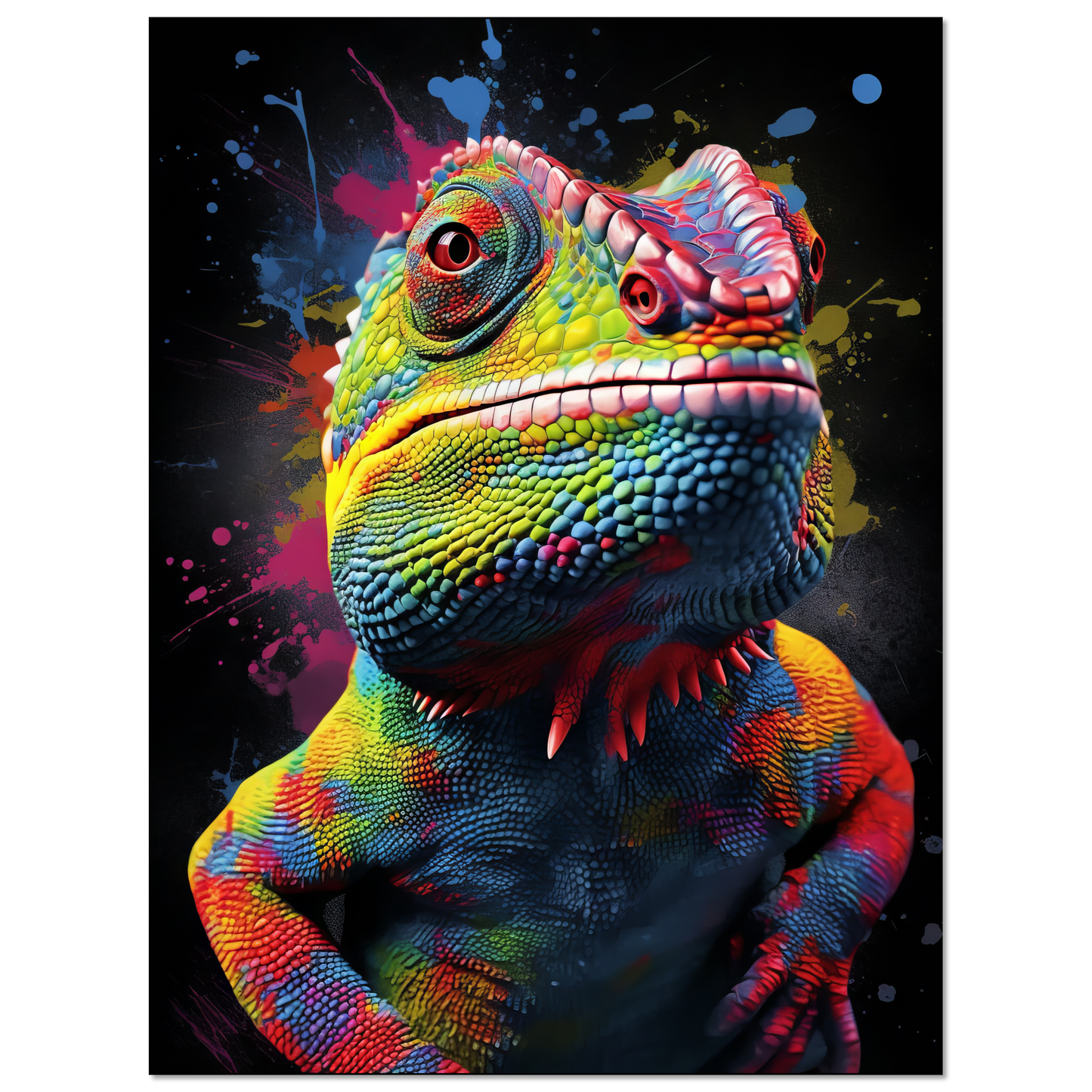 Chamäleon (Pop-Art) (CHAMELEON02)