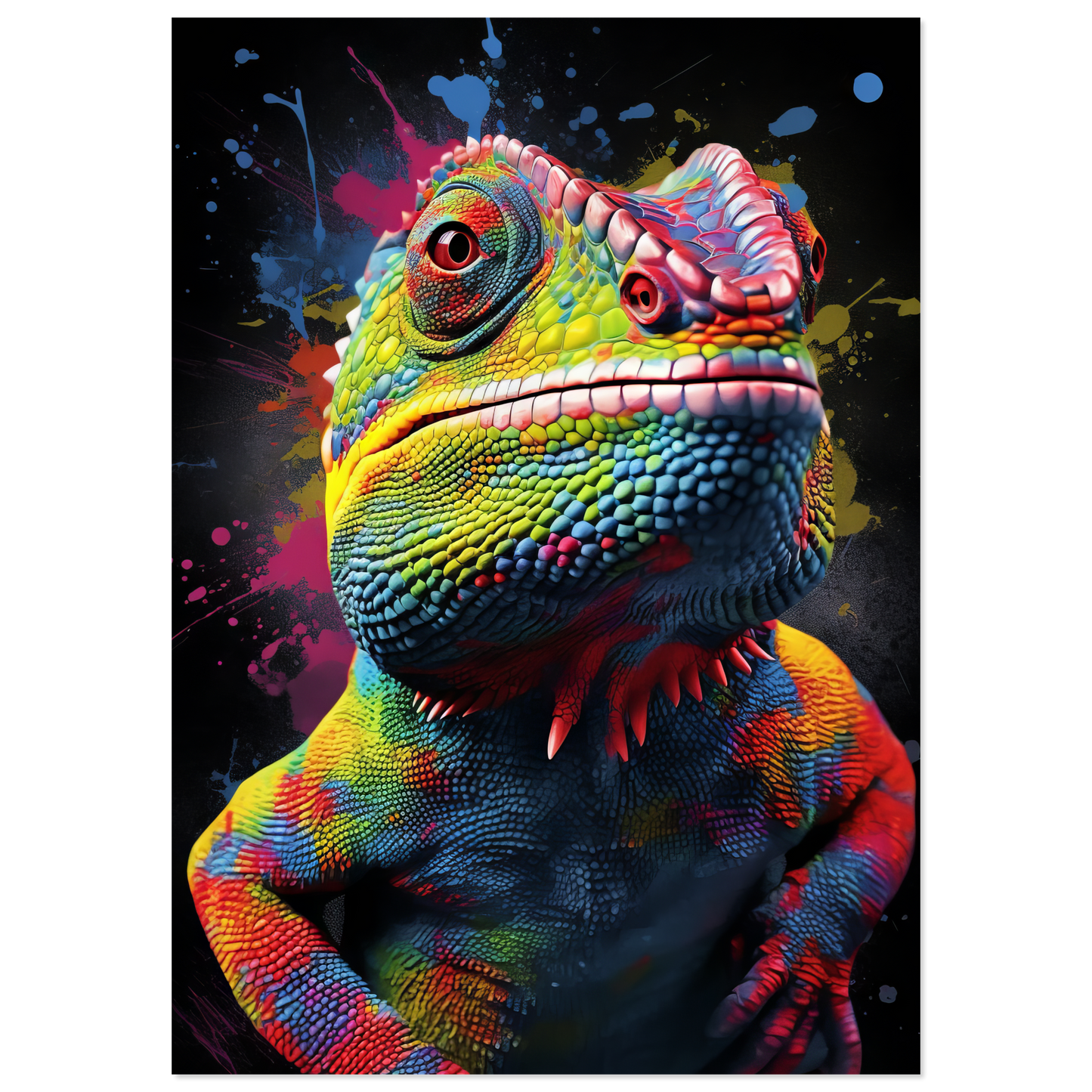 Chamäleon (Pop-Art) (CHAMELEON02)